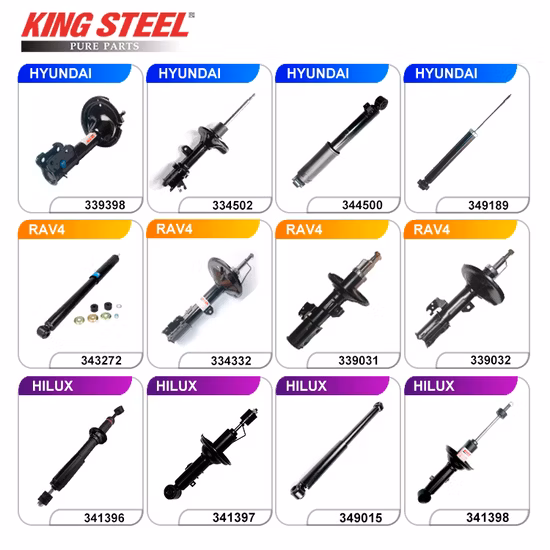 Chine Vente en gros de pièces de suspension de voiture automatique Amortisseurs avant arrière pour Toyota Corolla Yaris RAV4 Hilux Hyundai Suzuki Honda Nissan